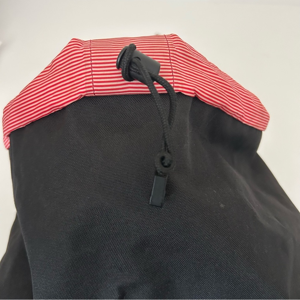 Herschel Supply Co Black Canvas Retreat Magnetic Drawstring Closure Backpack - Picture 10 of 15